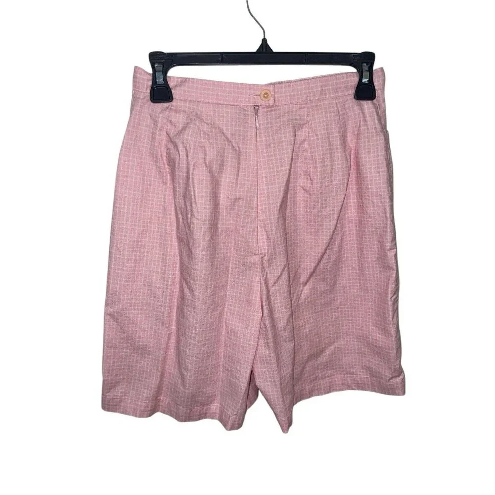 LIZ CLAIBORNE LIZ SPORT Women's Size 6 Pink Check Skort - Picture 4 of 12